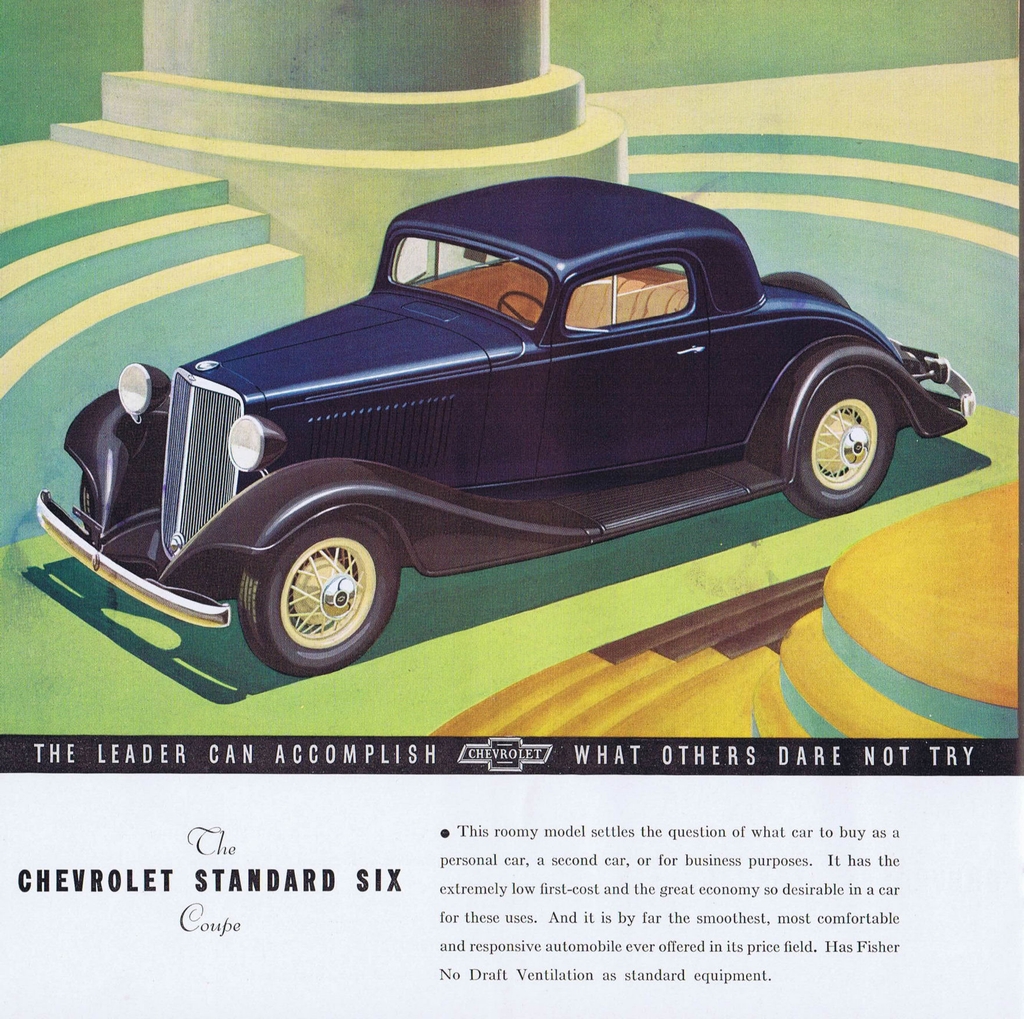 1933 Chevrolet Full-Line Brochure Page 9